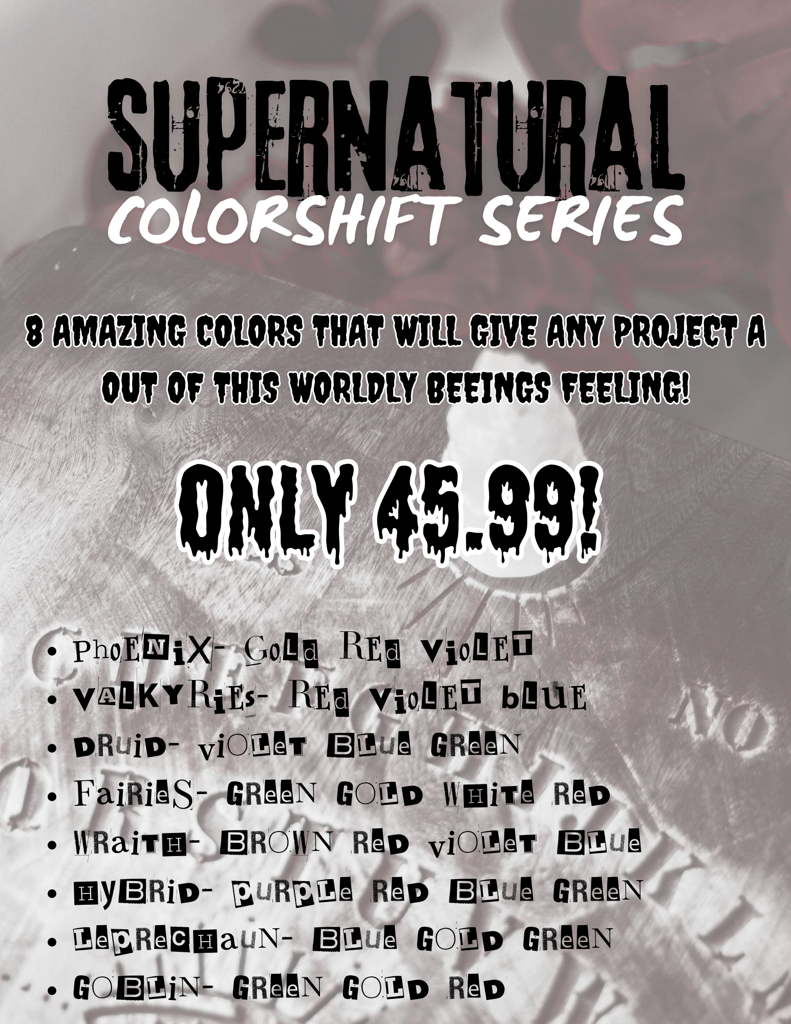 Supernatural Color Shifting Ink Set
